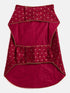 PAWS BY VASTRAMAY Dogs' Maroon And Gold Silk Blend Ethnic Jacket - Dogs Ethnic Wear by Vastramay - Dog, Dog Apparel, Dog Ethnic Jacket, Dog Jacket, Large, Male dog outfits, Maroon, Medium, Silk Blend, Small