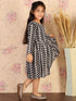 Girl's Black Pure Cotton Chikankari Kurta