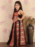 Girl's Black Navratri Special Lehenga Set
