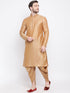 Men's Rose Gold Solid Dhoti Pant