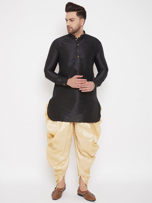 Men's Gold Dhoti Pants