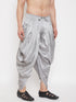 VASTRAMAY Men's Grey Dhoti Pants