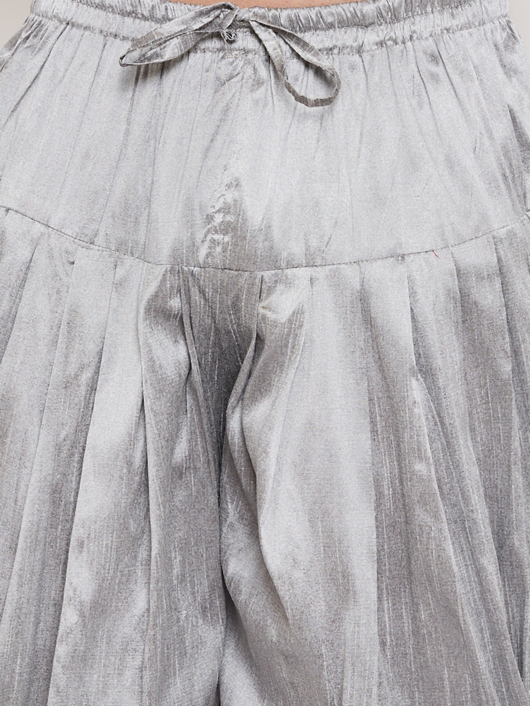 VASTRAMAY Men's Grey Dhoti Pants