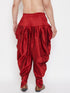 Men's Maroon Dhoti Pants