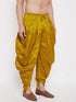 VASTRAMAY Men's Mustard Dhoti Pants