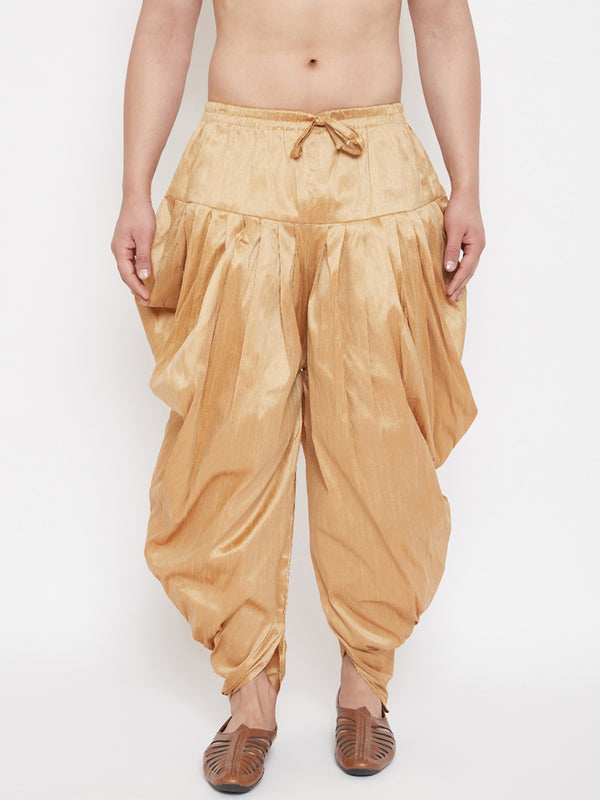 Men's Rose Gold Dhoti Pants