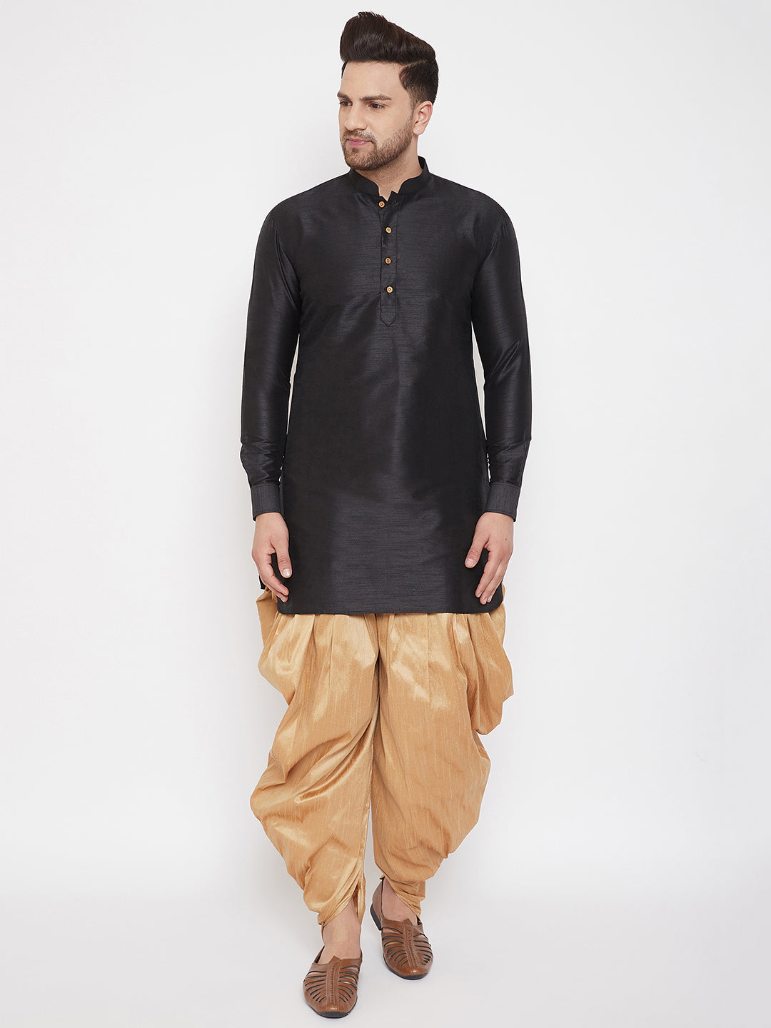 Men's Rose Gold Dhoti Pants
