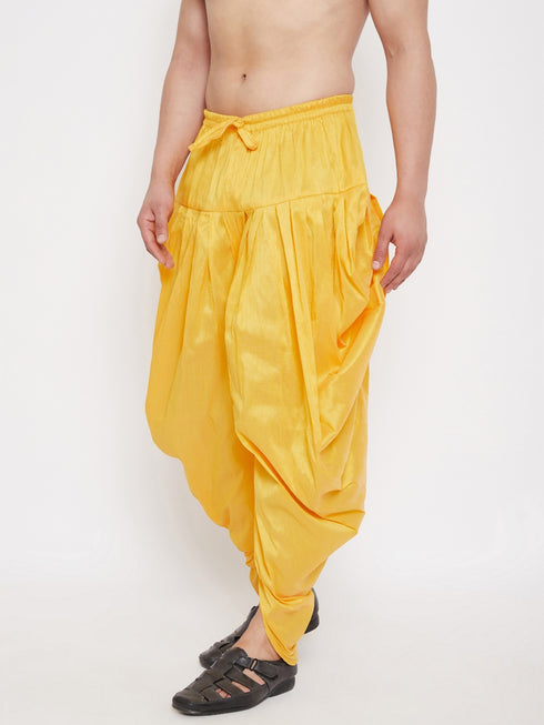 Men's Yellow Dhoti Pants