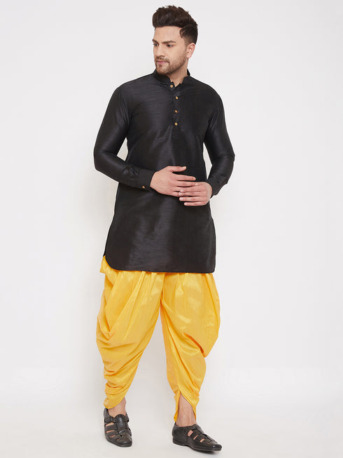 Men's Yellow Dhoti Pants