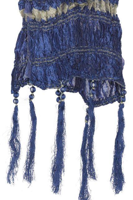Men's Blue Viscose Dupatta