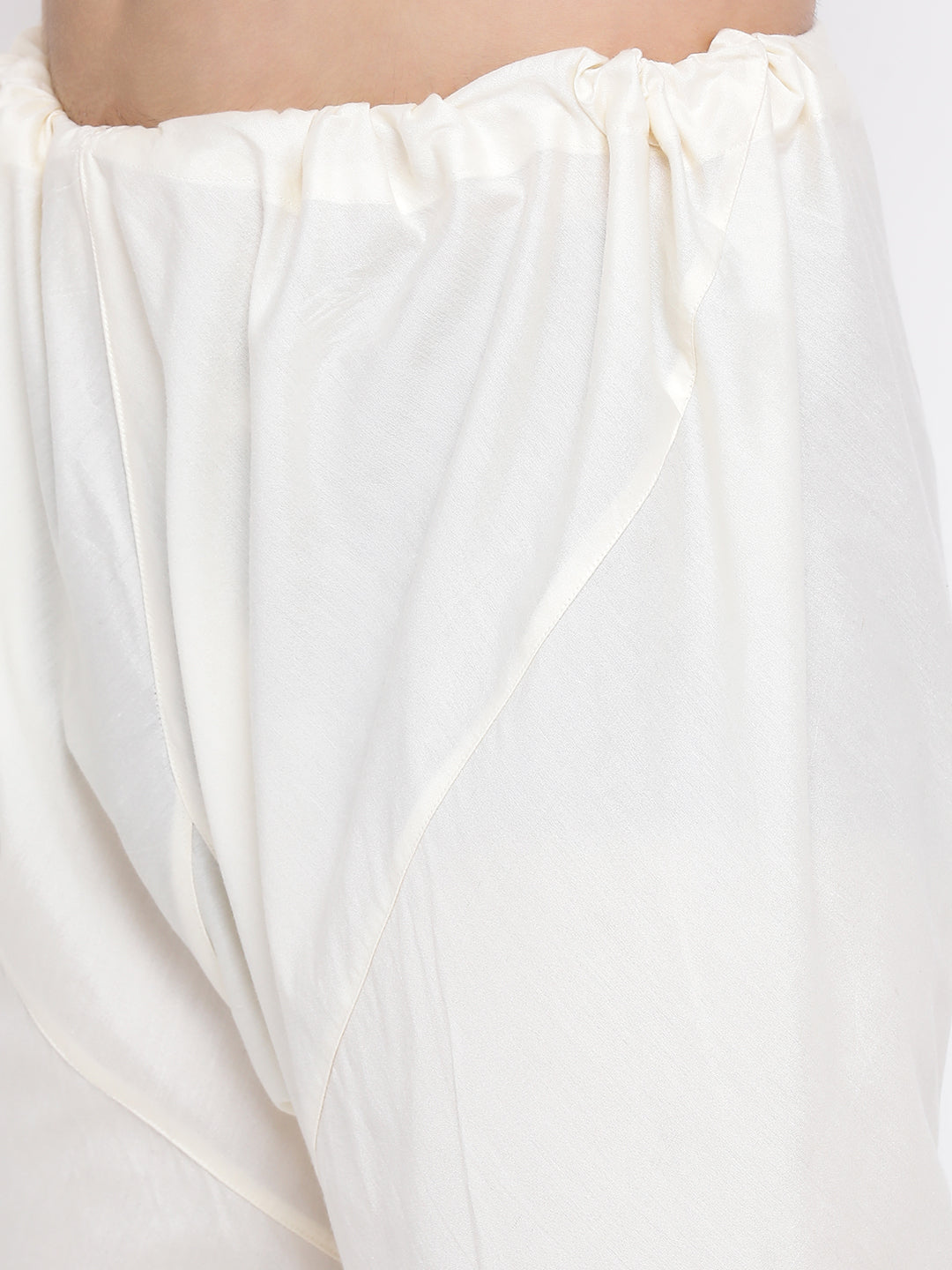 Men's Green Floral Jacquard Jacket With Silk Kurta And Pyjama Set