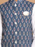 Men's Grey Cotton Nehru Jacket With White Cotton Pant