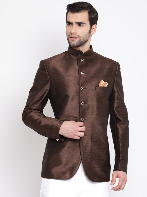 Men's Coffee Silk Blend Jodhpuri