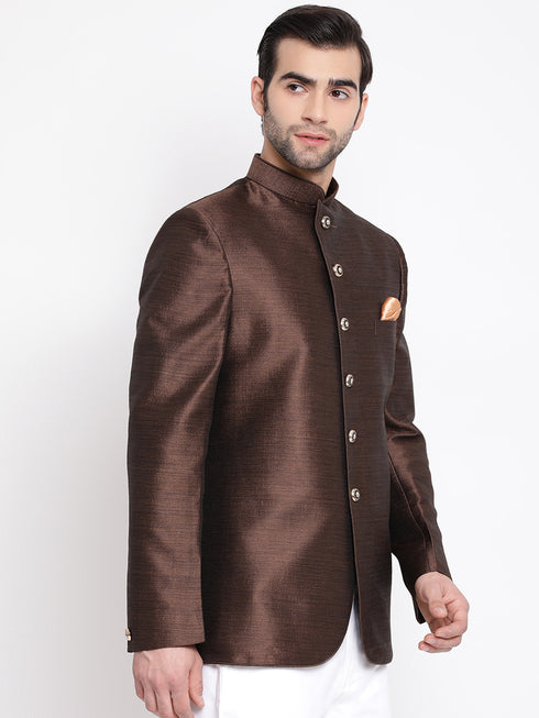 Men's Coffee Silk Blend Jodhpuri
