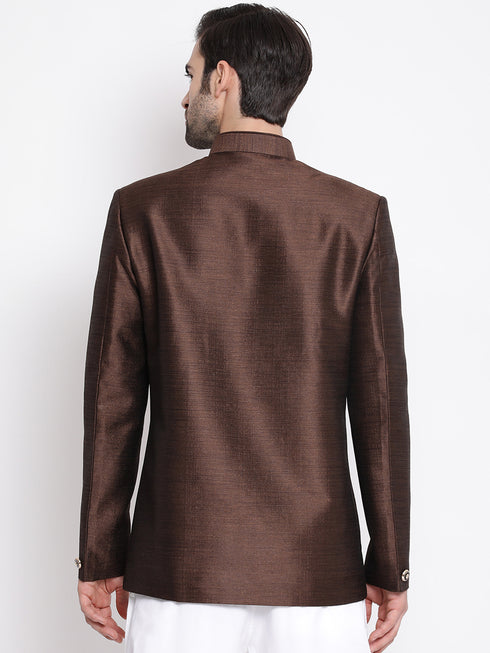 Men's Coffee Silk Blend Jodhpuri