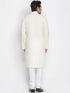 Men's Beige Cotton Kurta and Pyjama Set