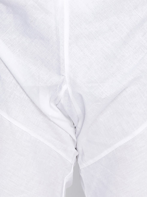 VASTRAMAY Men's Yellow Cotton Kurta and Pyjama Set