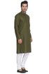 Men's Green Cotton Kurta and Pyjama Set