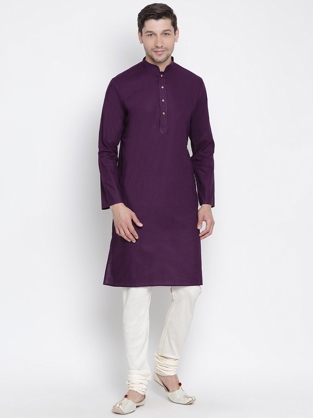 Violet colour best sale kurta pajama