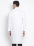 Men's White Cotton Kurta
