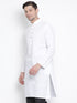 Men's White Cotton Kurta