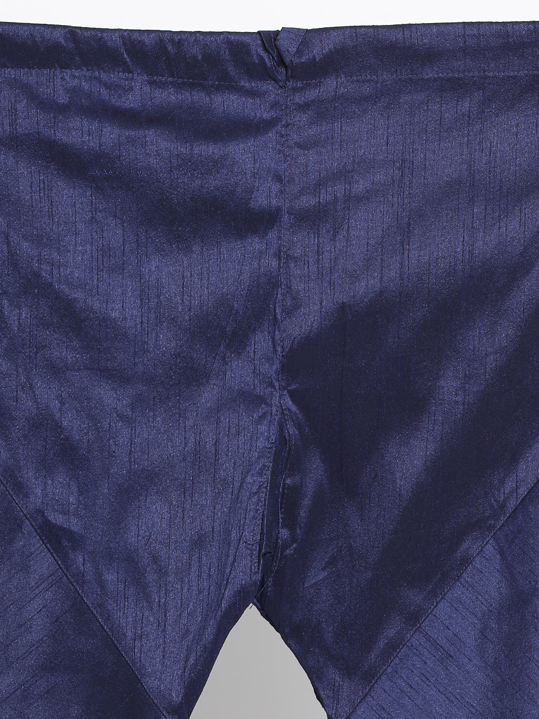 Men's Blue Cotton Silk Blend Kurta and Pyjama Set