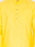 Men's Yellow Linen Kurta