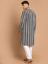 Men's Black Pure Cotton Chikankari Kurta Pant
