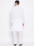 Men's White Pure Cotton Kurta Pyjama Set