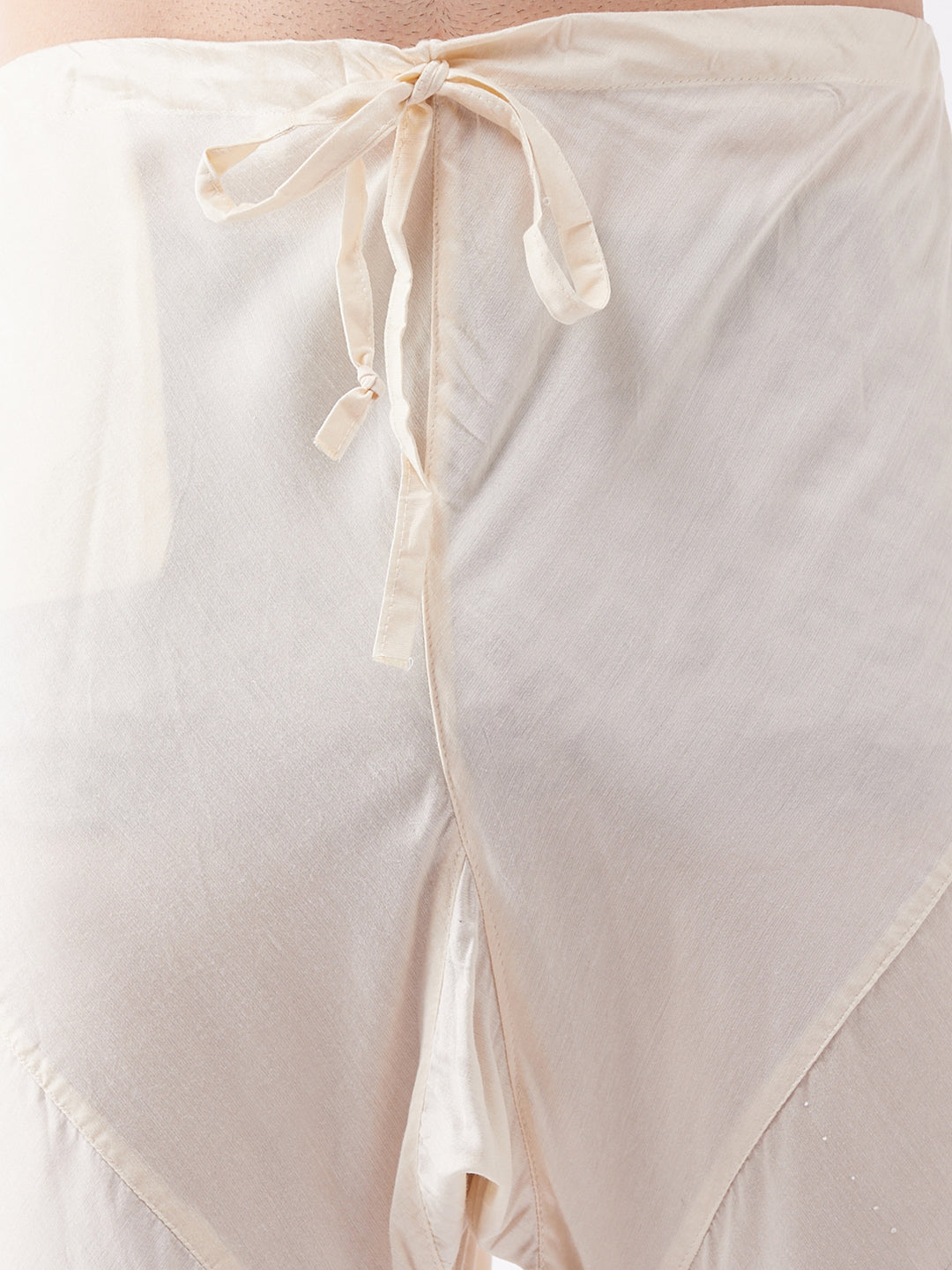 Men's Floral Printed Multicolor-Base-Yellow Muslin Blend Kurta And Pyjama Set