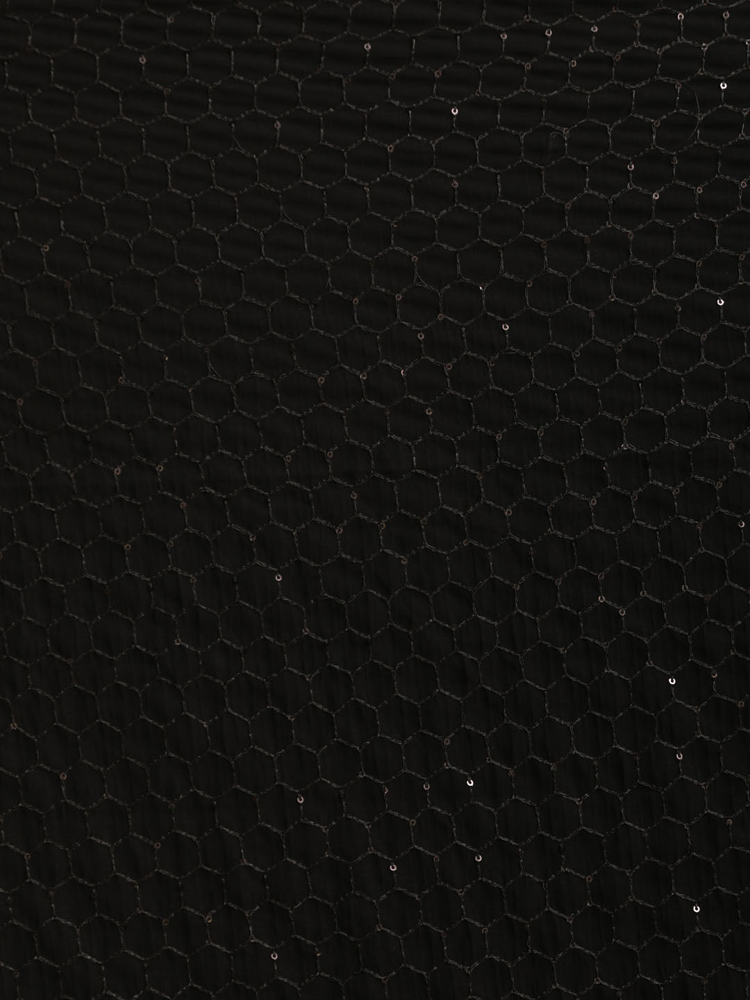 Men's Black Sequined Front Open Georgette Kurta With Patiala And Dupatta Set