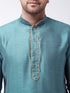 Men's Aqua Silk Blend Kurta
