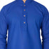 Men's Blue Linen Kurta