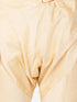 Men's Gold Cotton Silk Blend Kurta and Pyjama Set