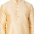 Men's Gold Cotton Silk Blend Kurta, Pyjama & Dupatta Set