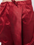 Men's Maroon Silk Blend Kurta And Dhoti Set