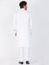 Men's White Cotton Kurta and Pyjama Set