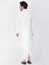 Men's White Cotton Silk Blend Kurta and Dhoti Pant Set