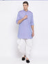 Men's Blue Cotton Blend Kurta