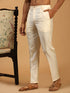 Men's Cream Cotton Pant Style Pyjama
