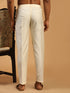 Men's Cream Cotton Pant Style Pyjama
