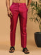 Men's Dark Pink Magenta Viscose Pant Style Pyjama
