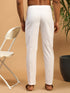 Men's White Pure Cotton Pant Style Pyjama