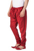Men's Maroon Cotton Silk Blend Pyjama