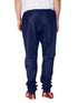 Men's Blue Cotton Silk Blend Pyjama