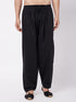 Men's Black Cotton Blend Salwar