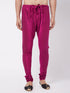 VASTRAMAY Men's Fuchsia Viscose Pyjama