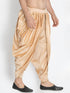 Men's Gold Silk Blend Dhoti