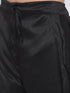 Men's Black Silk Blend Dhoti Pant