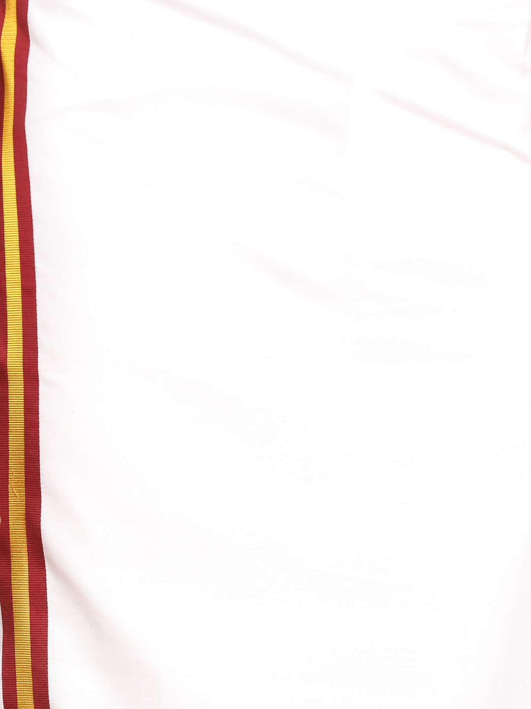 Men's White Silk Blend Shirt And Mundu Set